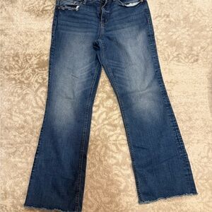 Stylish Blue Flare Women's Jeans